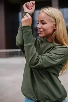 Туника трикотажная Джакки (хаки)