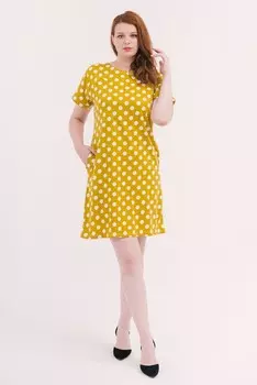 Туника трикотажная Джани (желтая)