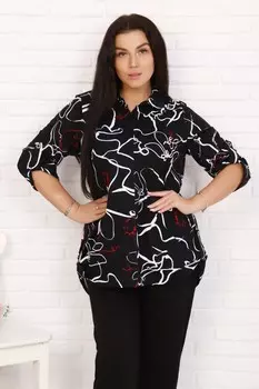 Туника трикотажная Джейди (черная)