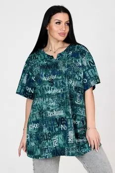 Туника трикотажная Джейнни (зеленая)