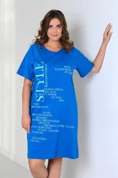 Туника трикотажная Фасон (голубая)