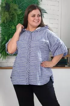 Туника трикотажная Фауна (синяя)