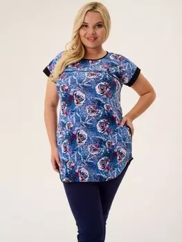 Туника трикотажная Федора (индиго) от