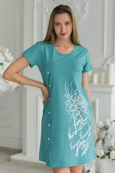 Туника трикотажная Флоранс (бирюзовая)