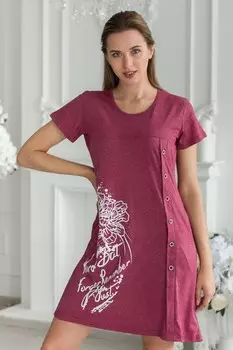 Туника трикотажная Флоранс (бордовая)