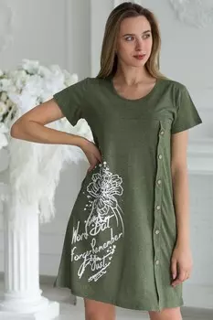 Туника трикотажная Флоранс (хаки)