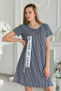 Туника трикотажная Флоренсивия (темно-синяя)