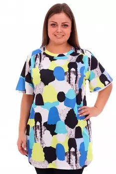 Туника трикотажная Фрезия (желтая)