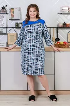 Туника трикотажная Гайллардия (синяя)