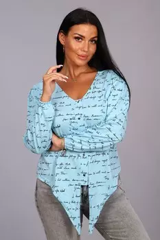 Туника трикотажная Гарделия (голубая)