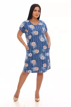 Туника трикотажная Гэвина (цветы)