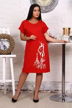 Туника трикотажная Генна (красная) рр