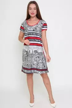 Туника трикотажная Города