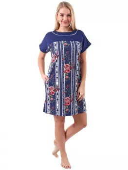 Туника трикотажная Хелен (синяя)