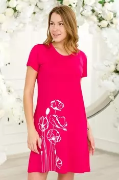 Туника трикотажная Химена (малиновая)