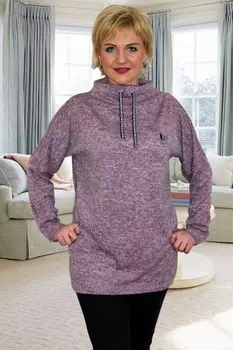 Туника трикотажная Хизер (розовая)