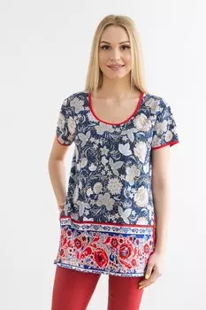 Туника трикотажная Хохлома