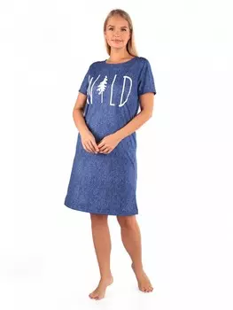 Туника трикотажная Инара (синяя)