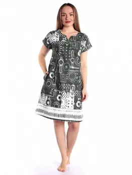 Туника трикотажная Индиана (зеленая) рр