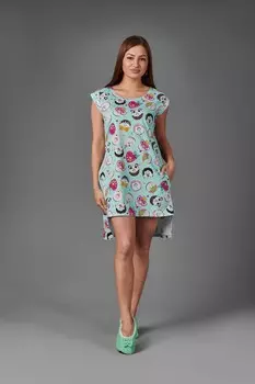 Туника трикотажная Ивори (пончики)