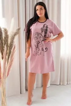 Туника трикотажная Изаура (сухая роза)