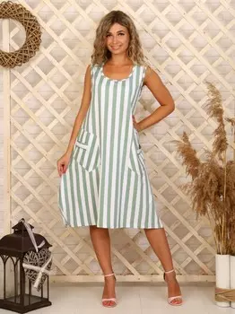 Туника трикотажная Изис (зеленая)