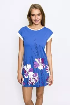 Туника трикотажная Изольда (синяя)