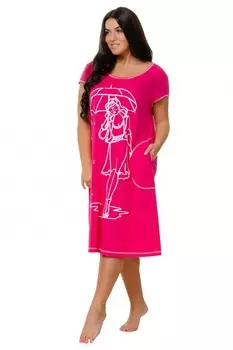 Туника трикотажная Эфория (розовая)