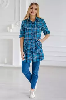 Туника трикотажная Эйлит (голубая)