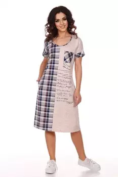 Туника трикотажная Эльма (клетка)