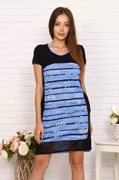 Туника трикотажная Эльвира (полоса)