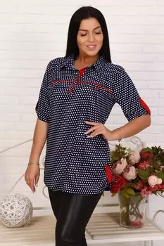 Туника трикотажная Эля (горох) от