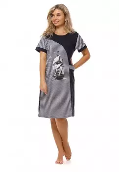 Туника трикотажная Эна (синяя)