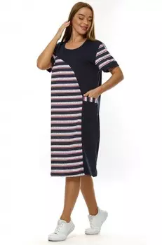 Туника трикотажная Эна (темно-синяя) рр