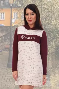 Туника трикотажная Этери (бордовая)