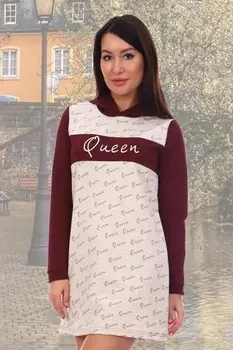 Туника трикотажная Этери (бордовая) рр