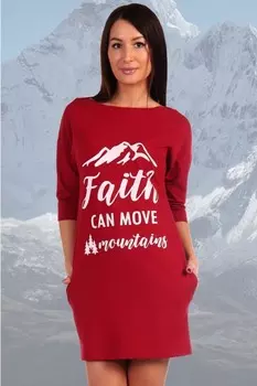 Туника трикотажная Эверест (бордовая) рр