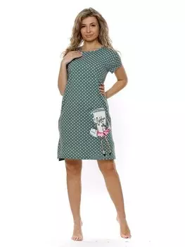 Туника трикотажная Эвита (фисташковая) рр