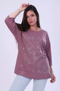 Туника трикотажная Юджина (какао) от