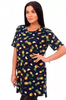 Туника трикотажная Юлия (ананасы) от
