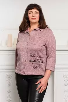 Туника трикотажная Юта (брусничная)