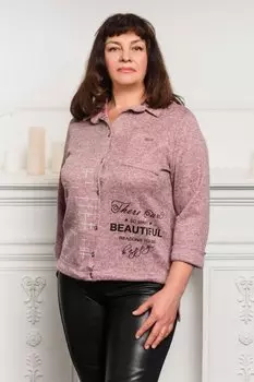 Туника трикотажная Юта (брусничная) рр