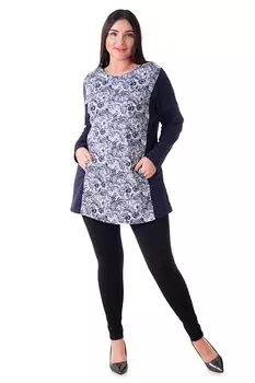 Туника трикотажная Камея (узор) рр