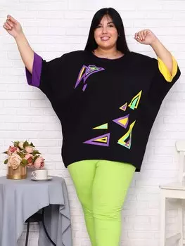 Туника трикотажная Каприз (треугольники) от