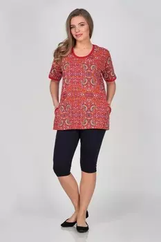 Туника трикотажная Карина (узоры)