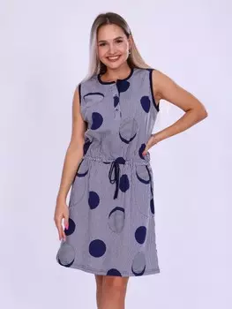 Туника трикотажная Кесария (синяя)