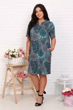 Туника трикотажная Киара (абстракция) от