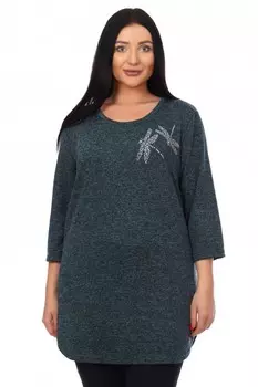 Туника трикотажная Ким (изумрудная) рр
