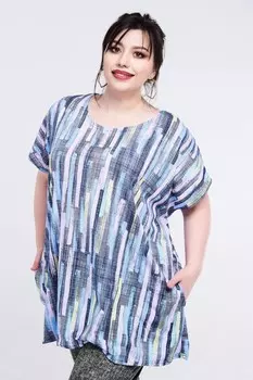 Туника трикотажная Кимоно (абстракция) рр