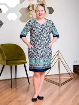 Туника трикотажная Клеменс (зеленая)